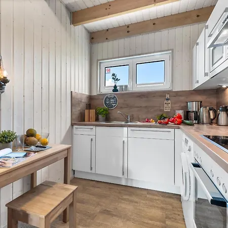 Dom wakacyjny Strandlodge - Direkt Am Weidefelderstrand Mit Sauna Und Kamin